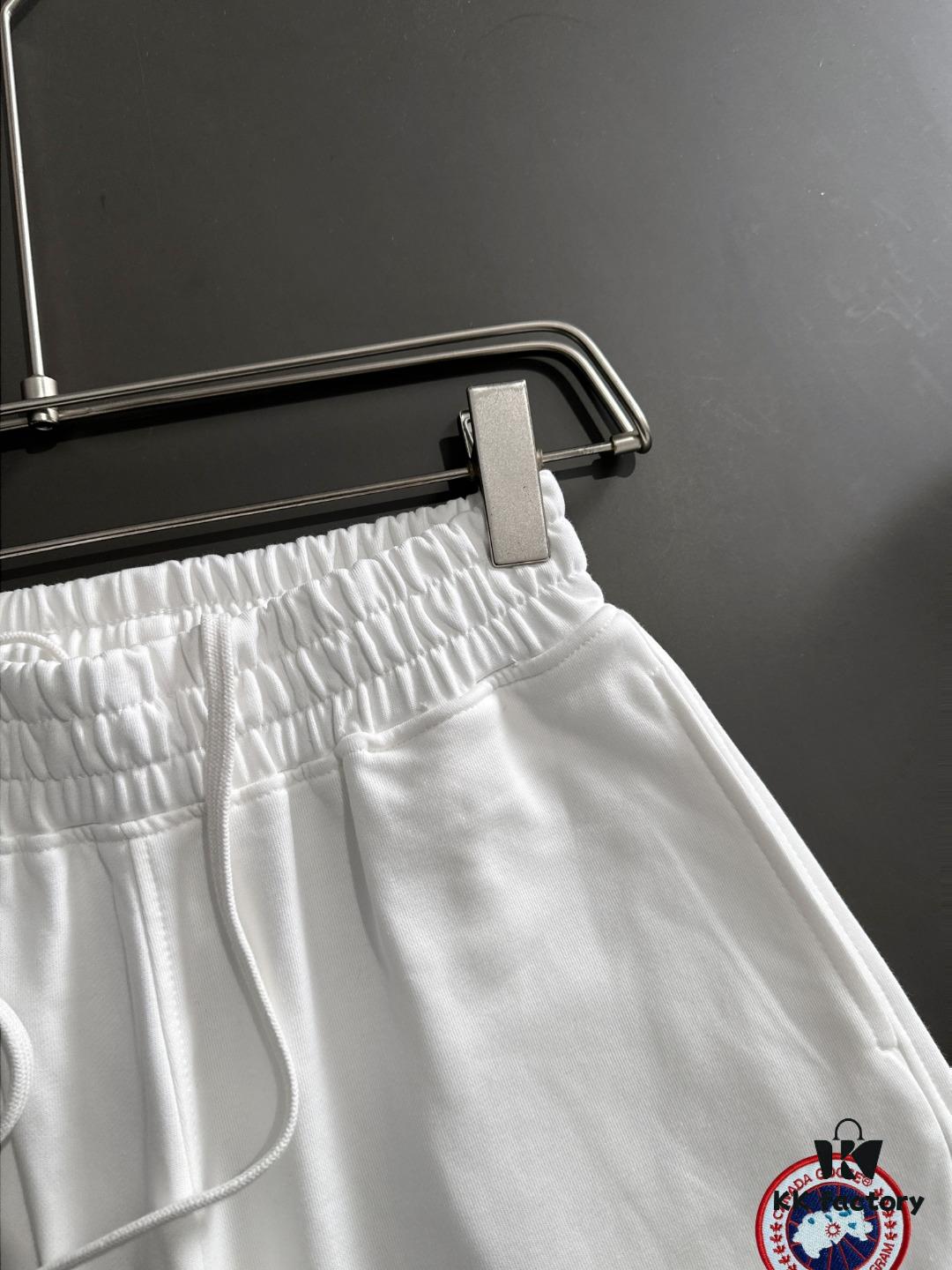 CANADA GOOSE 2025 Spring/Summer New Arrival Casual Loose Solid Color Shorts with Elastic Waistband