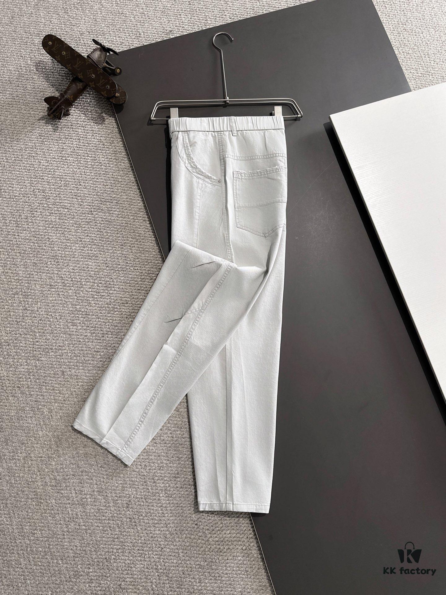 Canada Goose 2025 Spring/Summer New Elastic Waist Casual Pants, Lightweight Custom Fabric Designed for Breathability and Comfort, Exquisite Details, Premium Brand Design Concept, Soft and Smooth Touch