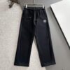 Canada Goose 2025 Early Spring New Elastic Waist Casual Pants, Fleece-Lined and Thickened for Warmth