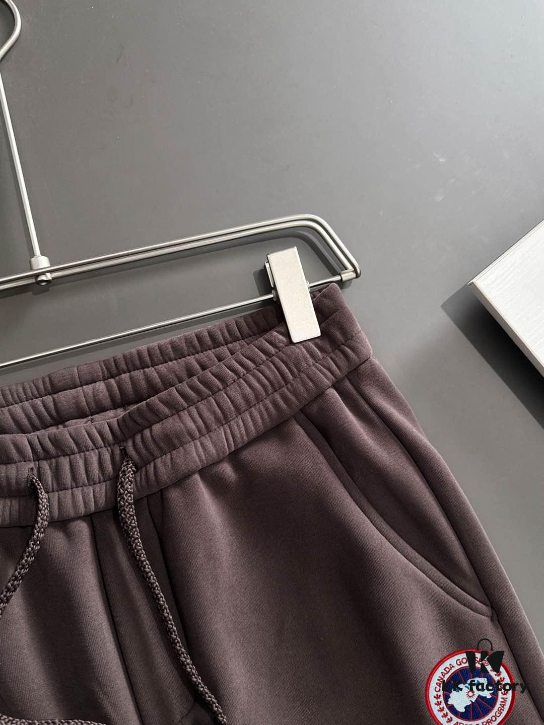 Next-Day Shipping Big Goose 2024 Autumn/Winter New Elastic Waist Casual Pants, Fleece-Lined and Thickened, Premium Custom Fabric, Breathable and Comfortable, Exquisite Details, Brand-Inspired Design Concept Reflecting High Quality, Soft and Smooth Touch