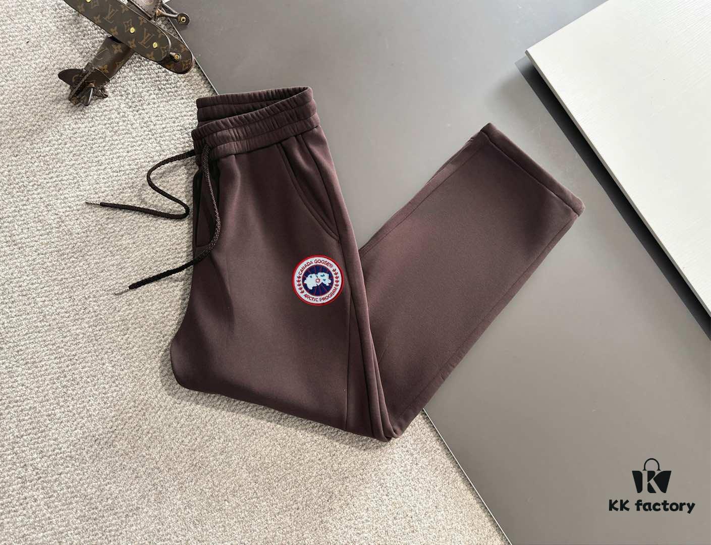 Next-Day Shipping Big Goose 2024 Autumn/Winter New Elastic Waist Casual Pants, Fleece-Lined and Thickened, Premium Custom Fabric, Breathable and Comfortable, Exquisite Details, Brand-Inspired Design Concept Reflecting High Quality, Soft and Smooth Touch