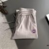 Next-Day Shipping Canada Goose 2024 Autumn/Winter New Casual Pants with Elastic Waist, Fleece-Lined and Thickened, Premium Custom Fabric, Breathable and Comfortable, Exquisite Details, Brand-Inspired Design Concept Reflecting High Quality, Soft and Smooth Touch