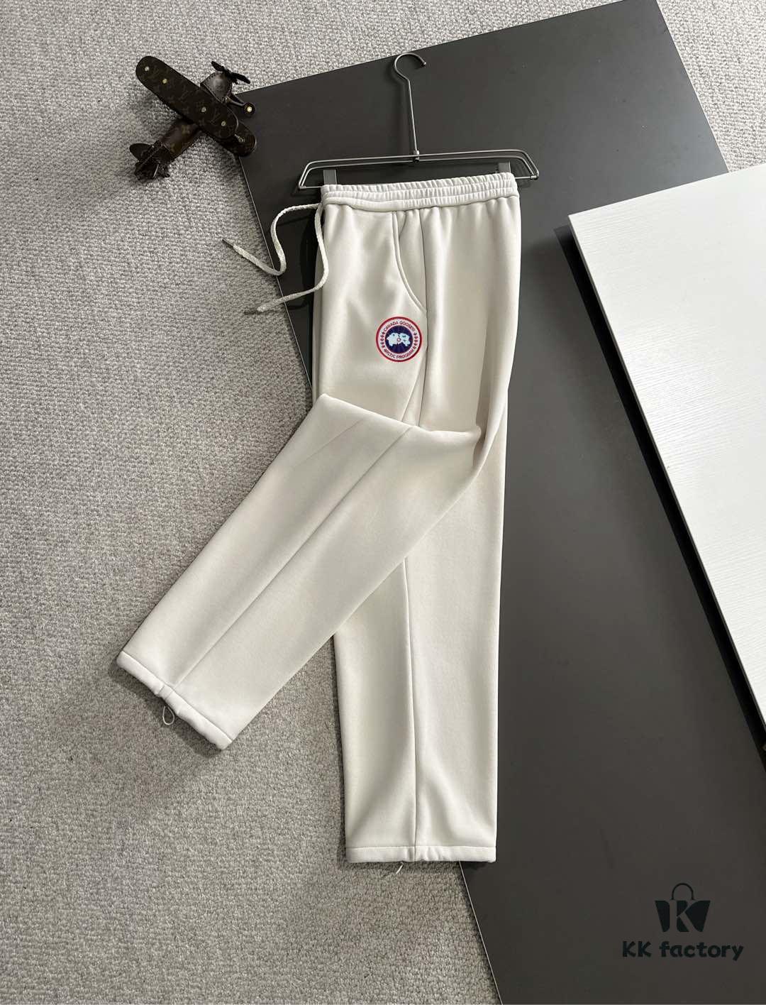 Next-Day Shipping Big Goose 2024 Autumn/Winter New Casual Elastic Waist Pants, Fleece-Lined and Thickened, Premium Custom Fabric, Breathable and Comfortable, Exquisite Details, Brand-Inspired Design Concept, High Quality, Soft and Smooth Touch