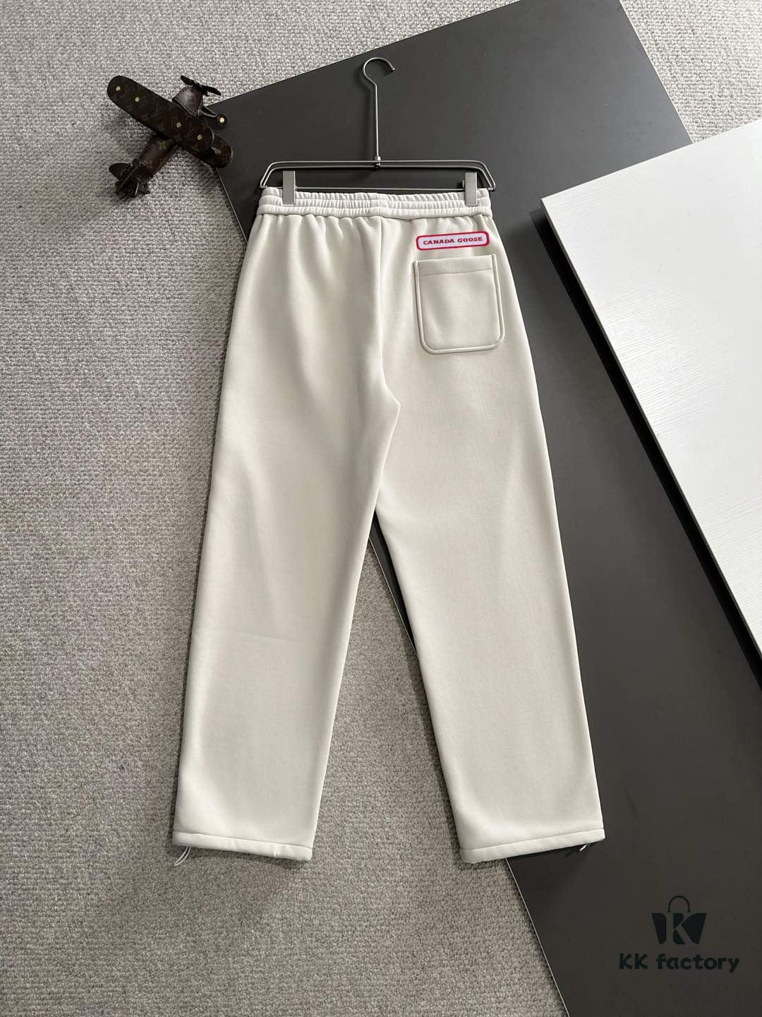 Next-Day Shipping Big Goose 2024 Autumn/Winter New Casual Elastic Waist Pants, Fleece-Lined and Thickened, Premium Custom Fabric, Breathable and Comfortable, Exquisite Details, Brand-Inspired Design Concept, High Quality, Soft and Smooth Touch