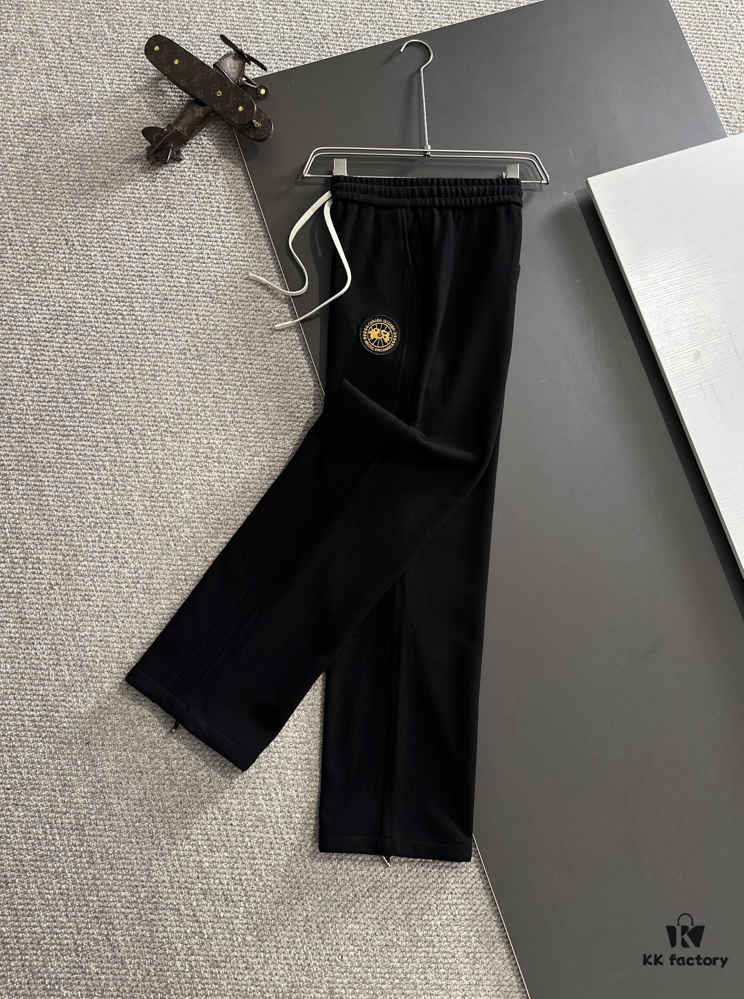 Day-Delivery Big Goose 2024 Autumn/Winter New Elastic Waist Casual Pants, Fleece-Lined and Thickened, Custom Counter Fabric, Highly Breathable and Comfortable, Exquisite Details, Brand-Inspired Design Concept Reflecting High Quality, Soft and Smooth Touch, Showcasing a Leisure Cut with Excellent Fit