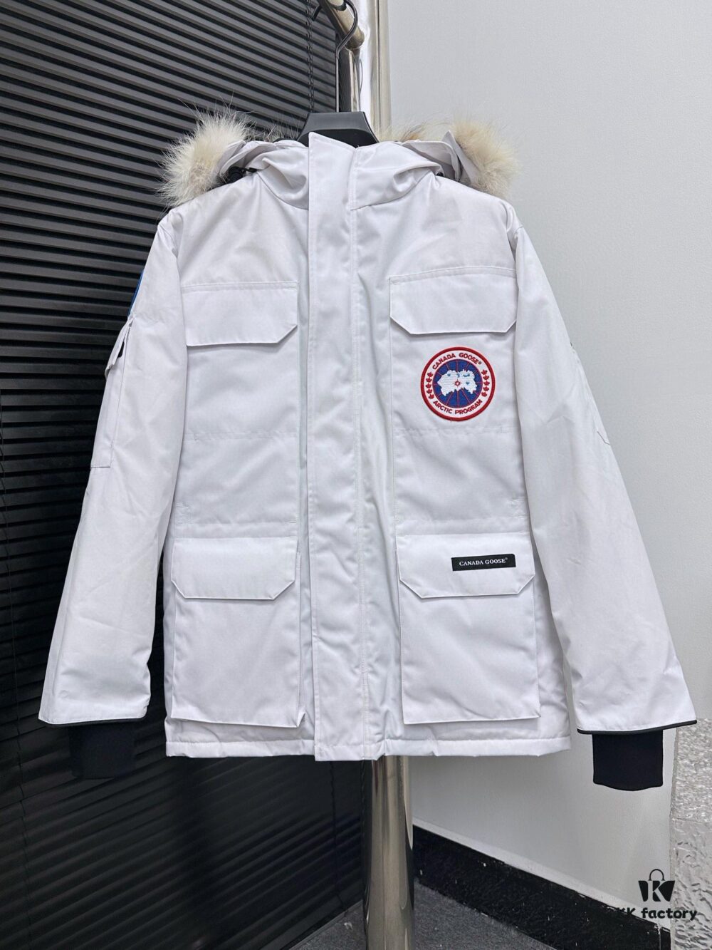 Canada Goose Expedition Parka 08 Mens/Womens Unisex Mid-Length Winter Coat - Top Tier Replica Version with Optional Arctic Wolf Fur Trim