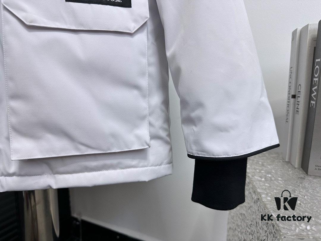 Canada Goose Expedition Parka 08 Mens/Womens Unisex Mid-Length Winter Coat - Top Tier Replica Version with Optional Arctic Wolf Fur Trim