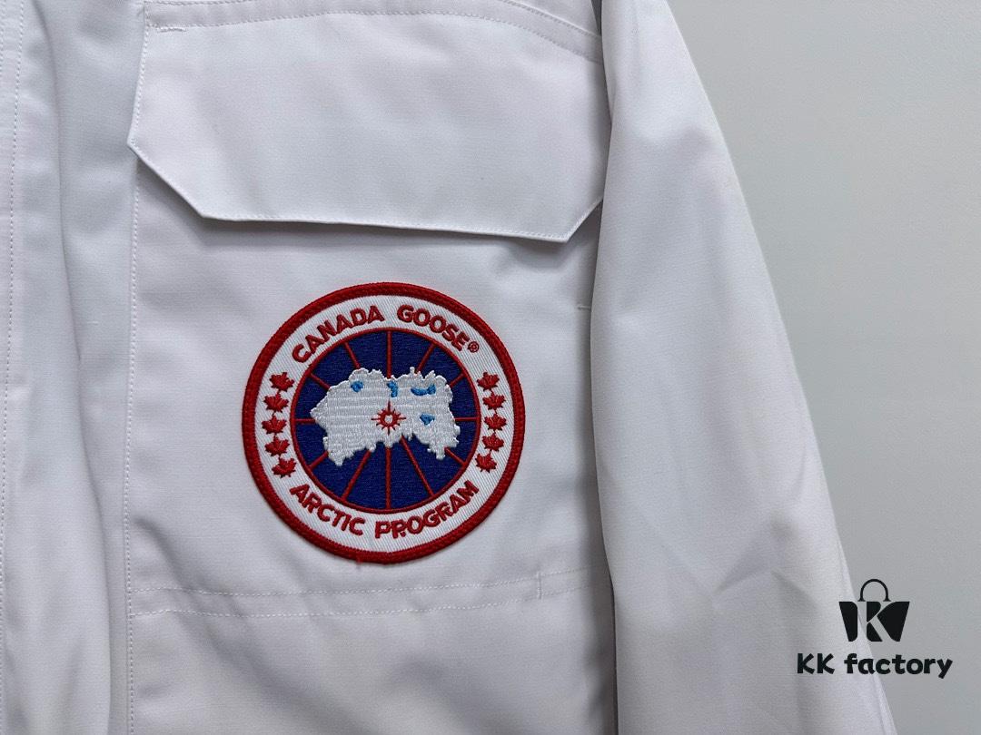 Canada Goose Expedition Parka 08 Mens/Womens Unisex Mid-Length Winter Coat - Top Tier Replica Version with Optional Arctic Wolf Fur Trim