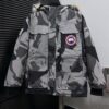 Canada Goose Expedition Parka 08 Men's and Women's Unisex Mid-Length Winter Coat - Top Counterfeit Version with Black Color (Wolf Fur Optional)