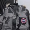 Canada Goose Expedition Parka 08 Men's and Women's Unisex Mid-Length Winter Coat - Top Counterfeit Version with Black Color (Wolf Fur Optional)