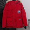 Canada Goose 24 New Arrival 08 Model Unisex Expedition Parka - Black (Wolf Fur Collar Optional)