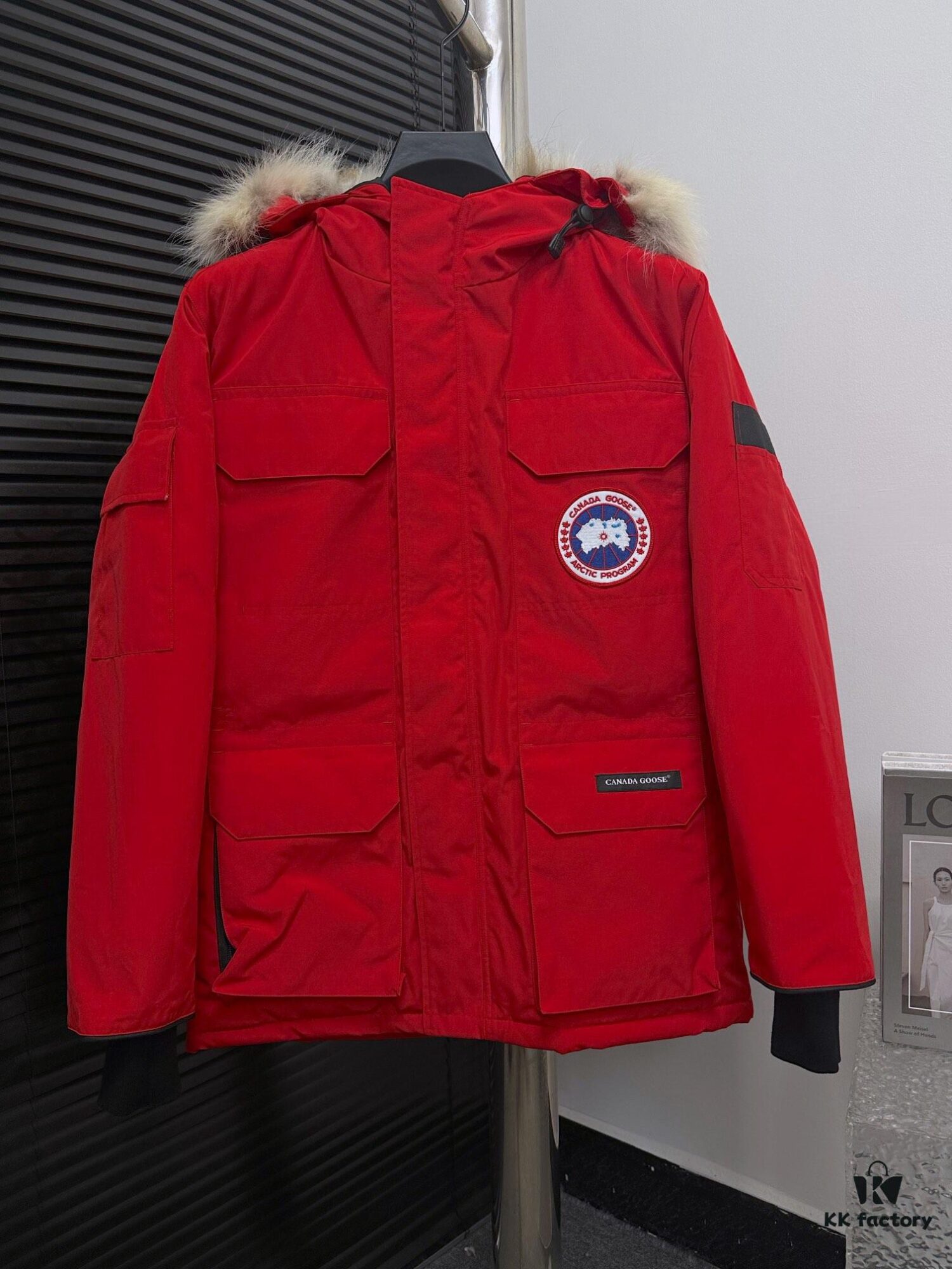 Canada Goose 24 New Arrival 08 Model Unisex Expedition Parka - Black (Wolf Fur Collar Optional)