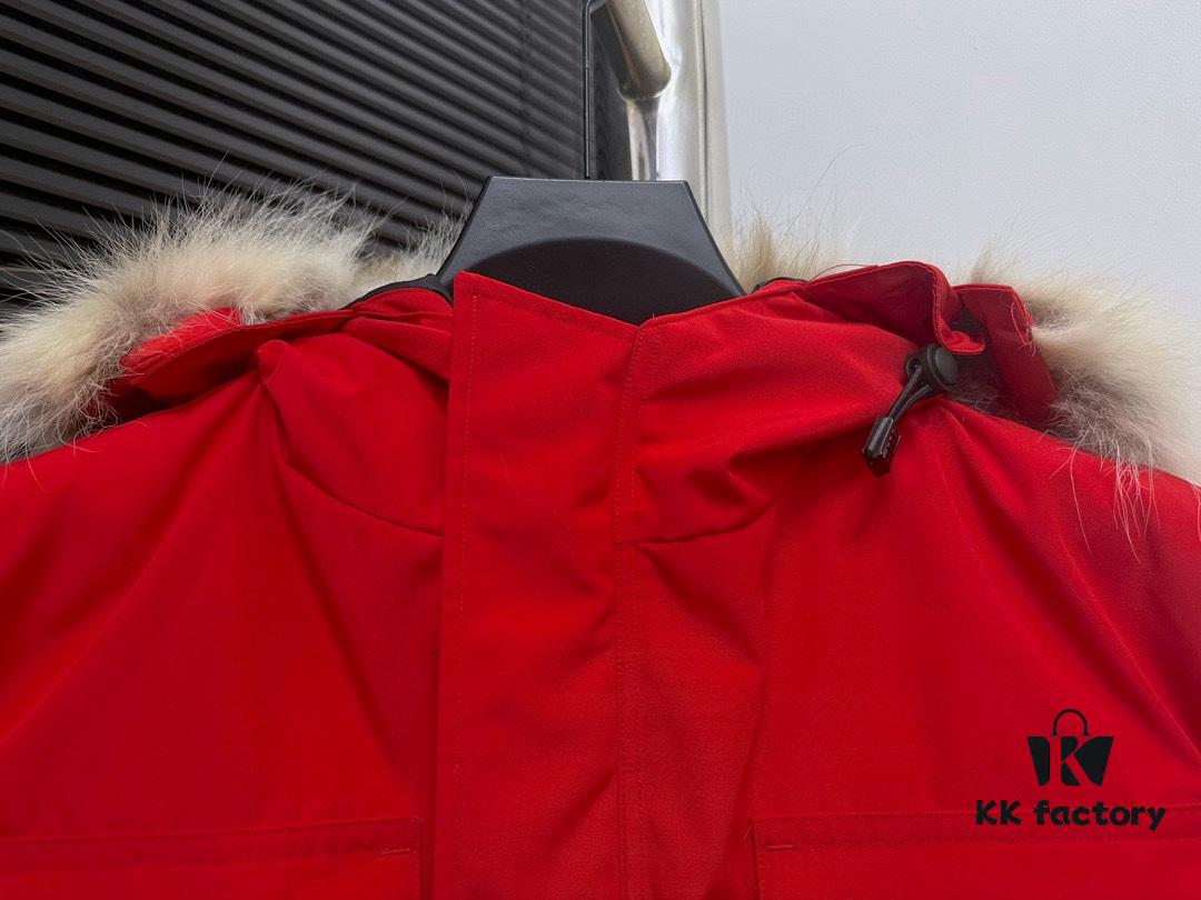 Canada Goose 24 New Arrival 08 Model Unisex Expedition Parka - Black (Wolf Fur Collar Optional)