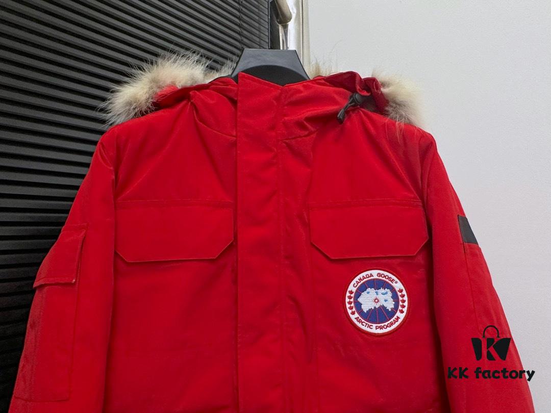 Canada Goose 24 New Arrival 08 Model Unisex Expedition Parka - Black (Wolf Fur Collar Optional)