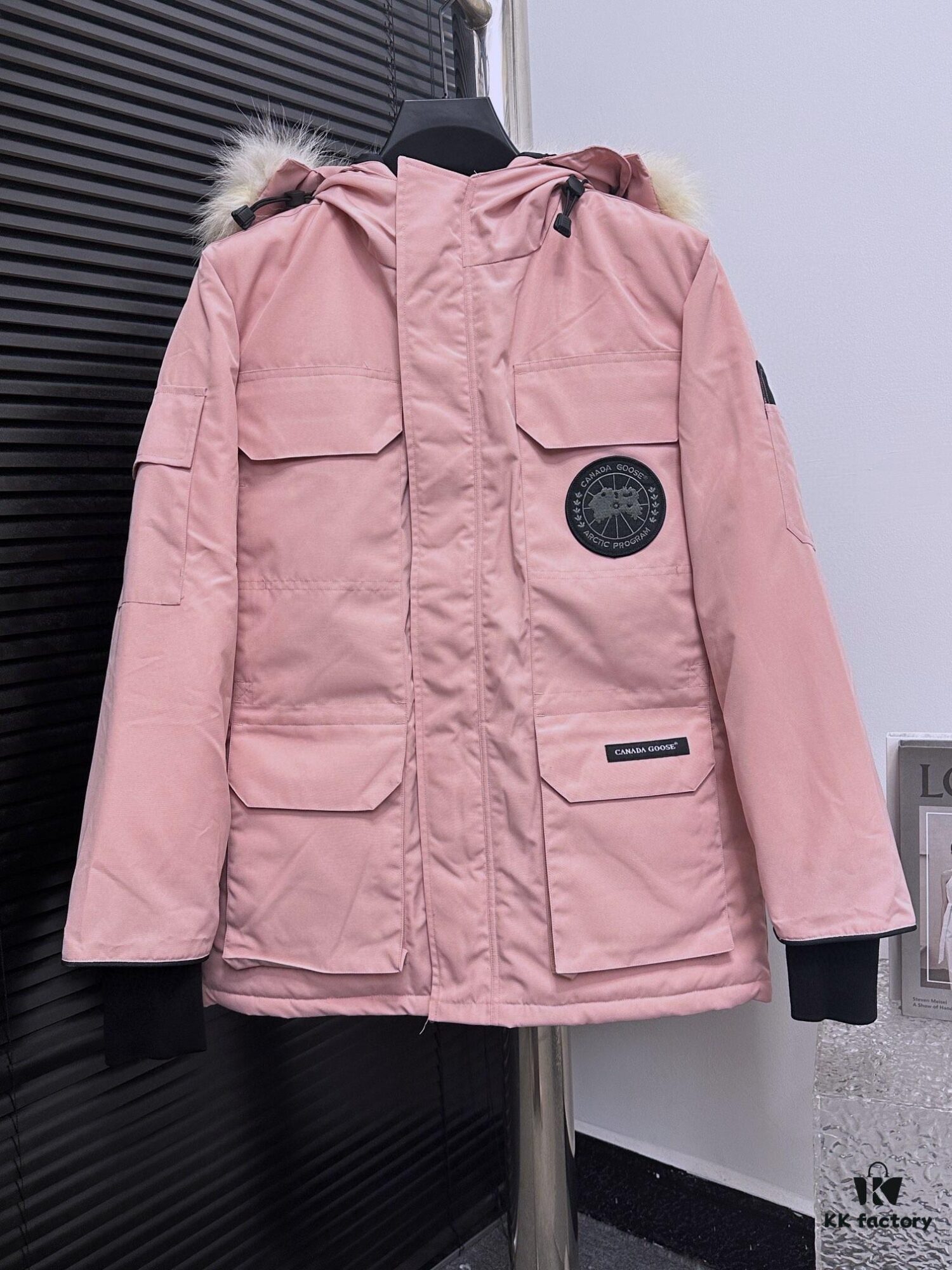 Canada Goose Expedition Parka 08 Men's and Women's Unisex Mid-Length Winter Coat - Top-Tier Proxy Purchase Version (Wolf Fur Collar Optional)