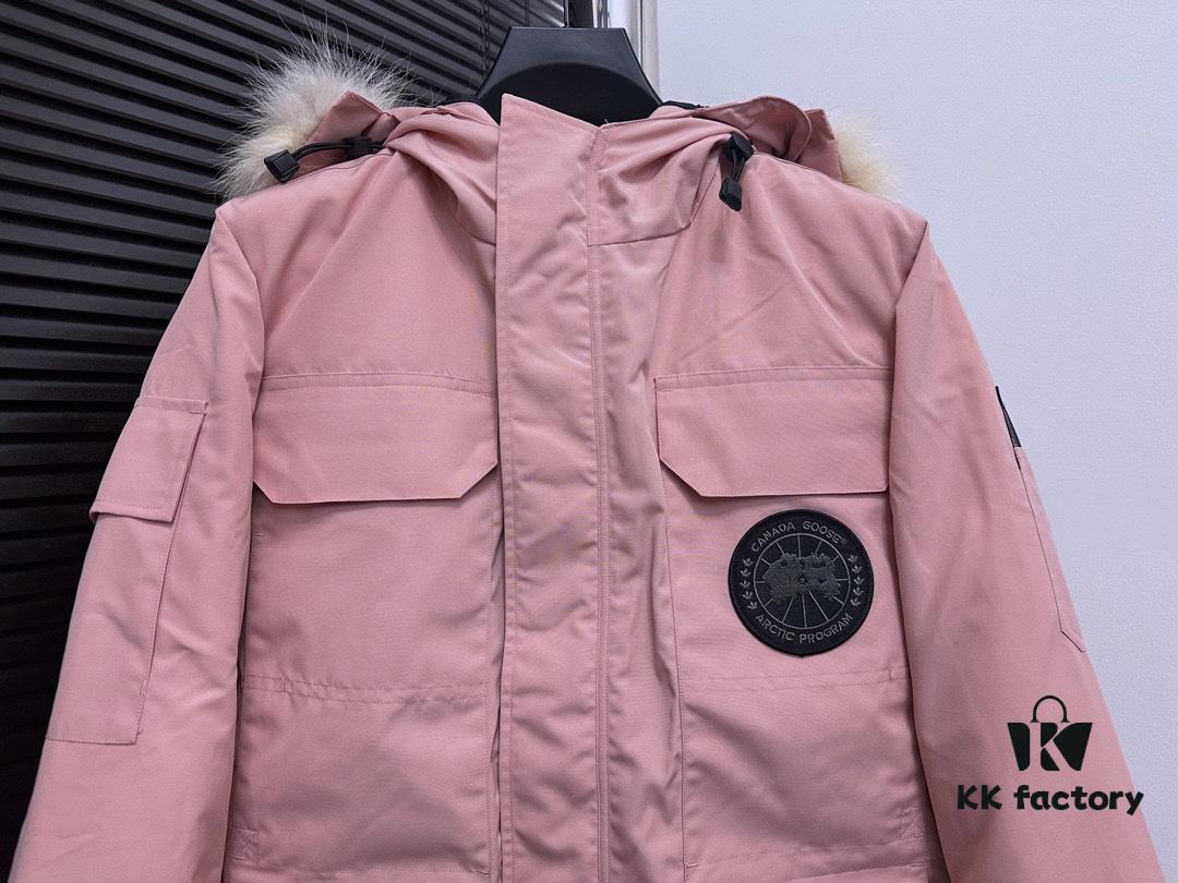 Canada Goose Expedition Parka 08 Men's and Women's Unisex Mid-Length Winter Coat - Top-Tier Proxy Purchase Version (Wolf Fur Collar Optional)