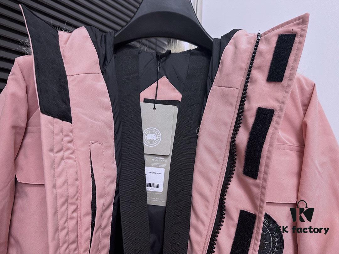 Canada Goose Expedition Parka 08 Men's and Women's Unisex Mid-Length Winter Coat - Top-Tier Proxy Purchase Version (Wolf Fur Collar Optional)