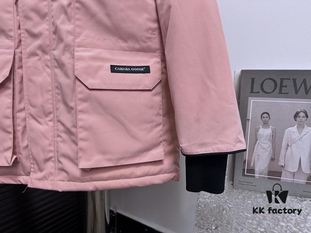 Canada Goose Expedition Parka 08 Men's and Women's Unisex Mid-Length Winter Coat - Top-Tier Proxy Purchase Version (Wolf Fur Collar Optional)