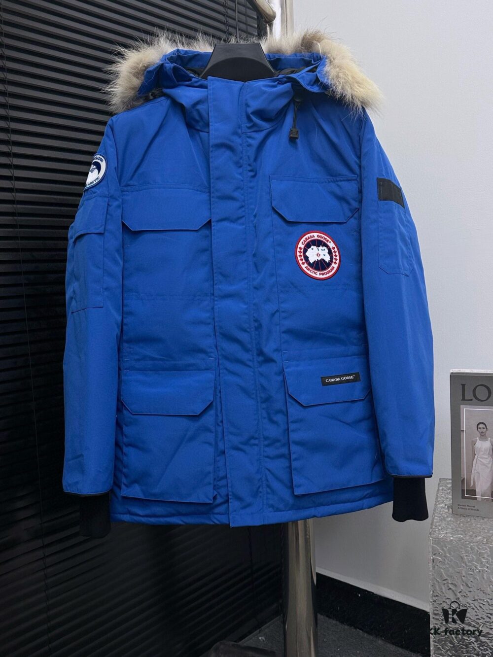 Canada Goose Expedition Parka Model 08 Unisex - Premium Replica Version (Black with Wolf Fur Hood Trim Optional)