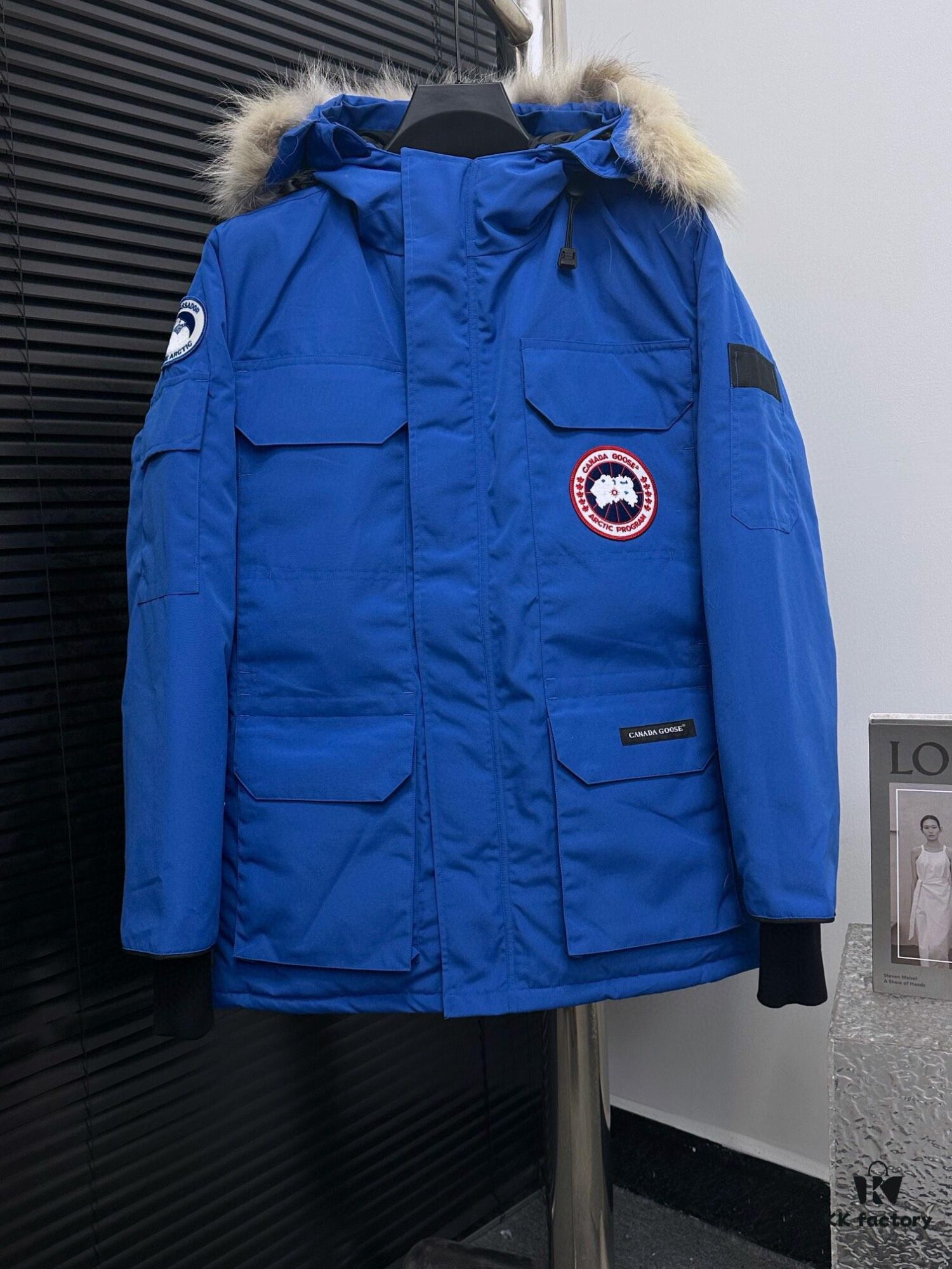 Canada Goose Expedition Parka Model 08 Unisex - Premium Replica Version (Black with Wolf Fur Hood Trim Optional)