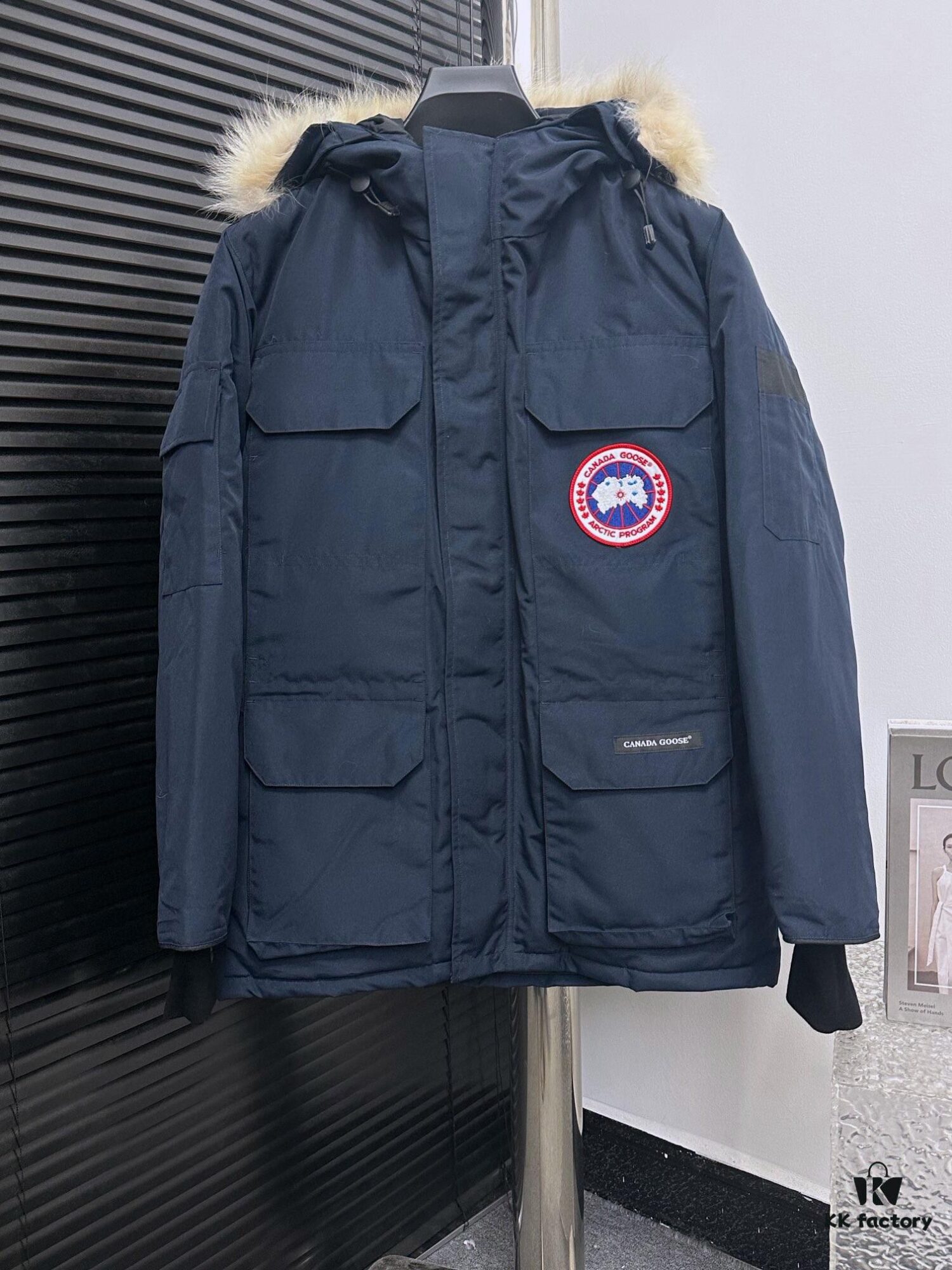 Canada Goose Expedition Parka 08 Men's and Women's Unisex Style, Black (Wolf Fur Optional), 2024 New Arrival