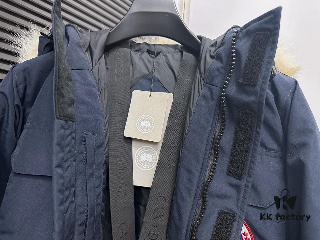 Canada Goose Expedition Parka 08 Men's and Women's Unisex Style, Black (Wolf Fur Optional), 2024 New Arrival