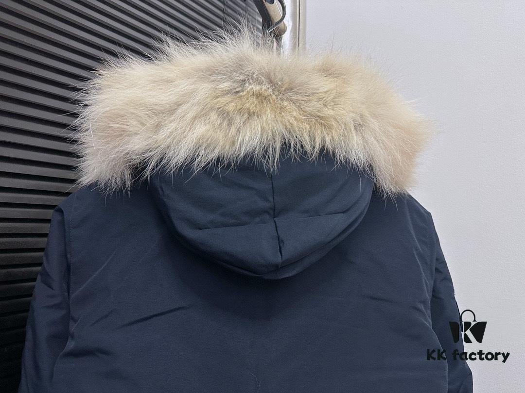 Canada Goose Expedition Parka 08 Men's and Women's Unisex Style, Black (Wolf Fur Optional), 2024 New Arrival