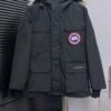 Canada Goose Expedition Parka 08 Mens/Womens Unisex Mid-Length Winter Coat - Premium Version with Black Color (Optional Arctic Wolf Fur Trim)