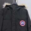 Canada Goose Expedition Parka 08 Mens/Womens Unisex Mid-Length Winter Coat - Premium Version with Black Color (Optional Arctic Wolf Fur Trim)