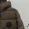 CANADA GOOSE Inspired Hooded Down Jacket, Couples Style, Popular Fashion Design with 90% White Goose Down, Black Lightweight Puff Version