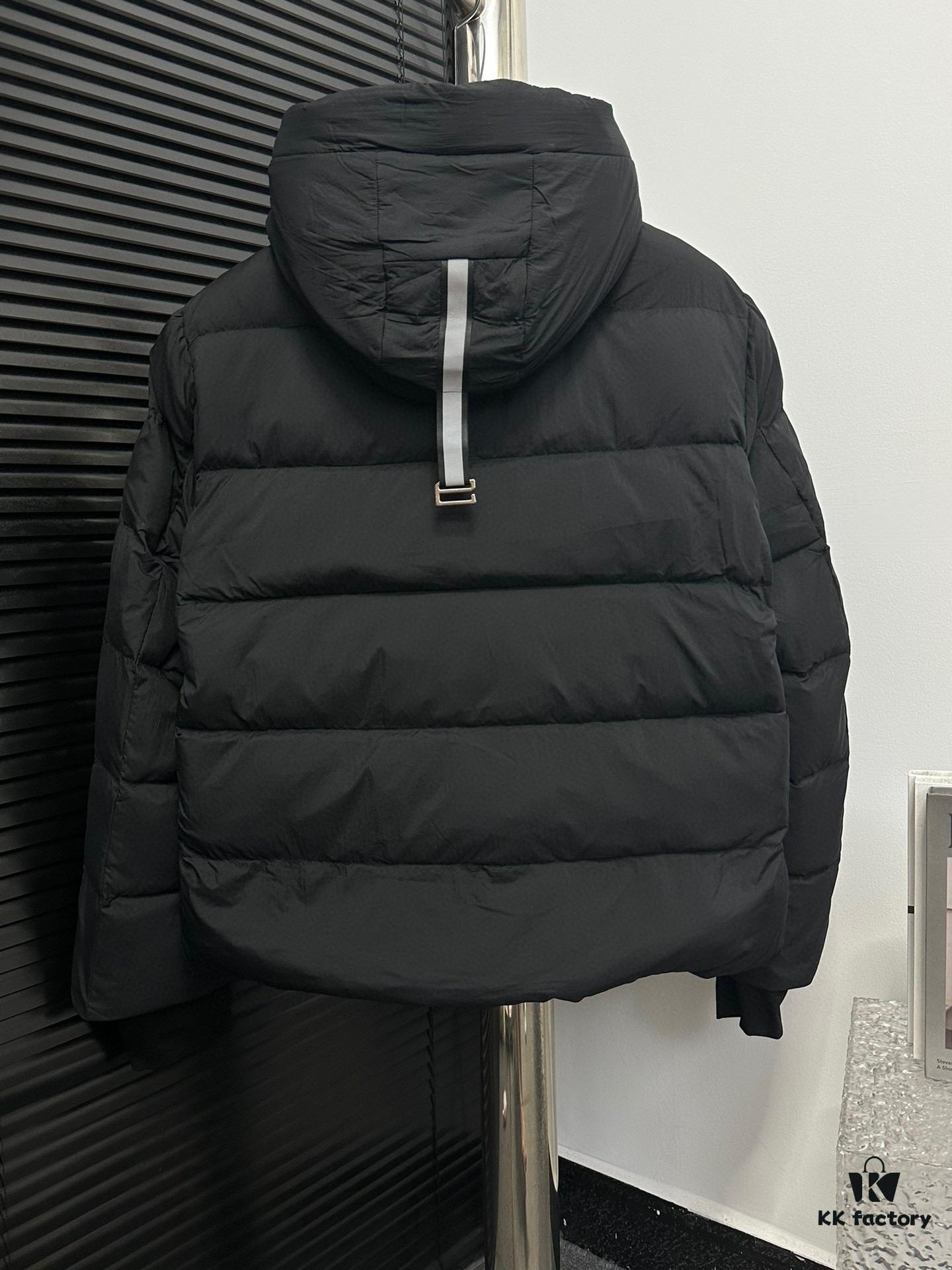CANADA GOOSE Inspired Hooded Down Parka - Couples Style, Popular Fashion Item with 90% White Goose Down, Lightweight Puff Black Design