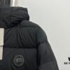 CANADA GOOSE Inspired Hooded Down Parka - Couples Style, Popular Fashion Item with 90% White Goose Down, Lightweight Puff Black Design