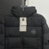 CANADA GOOSE Inspired Hooded Down Parka - Couples Style, Popular Fashion Item with 90% White Goose Down, Lightweight Puff Black Design
