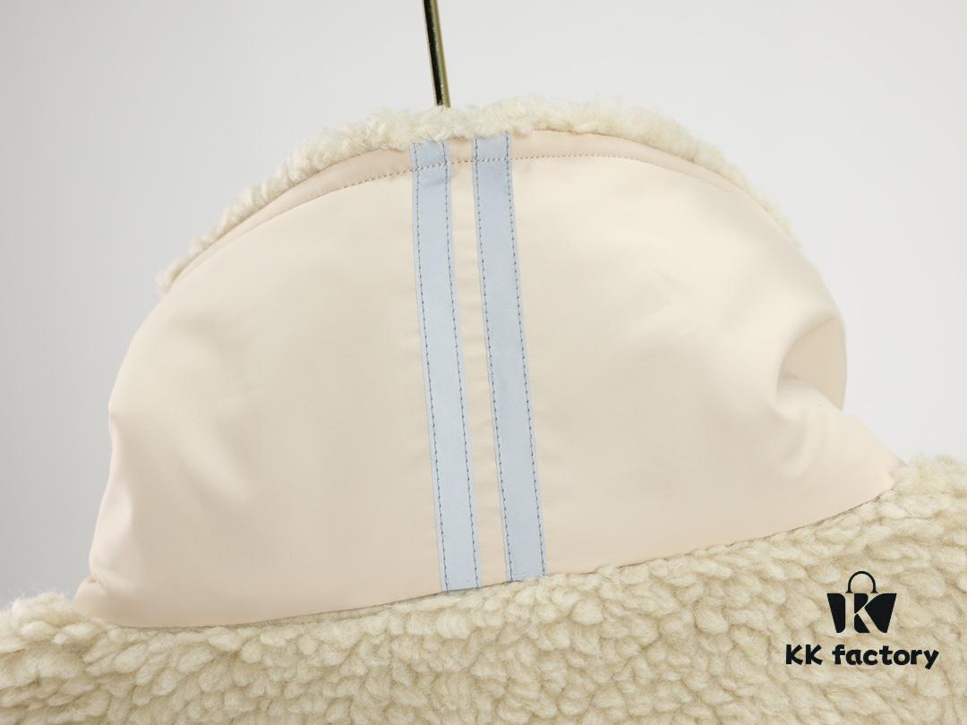 Canada Goose Simcoe Fleece Zip-Up Jacket in Apricot and Black