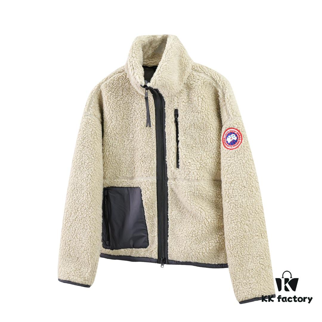 Canada Goose Simcoe Shearling-Like Zip-Up Jacket