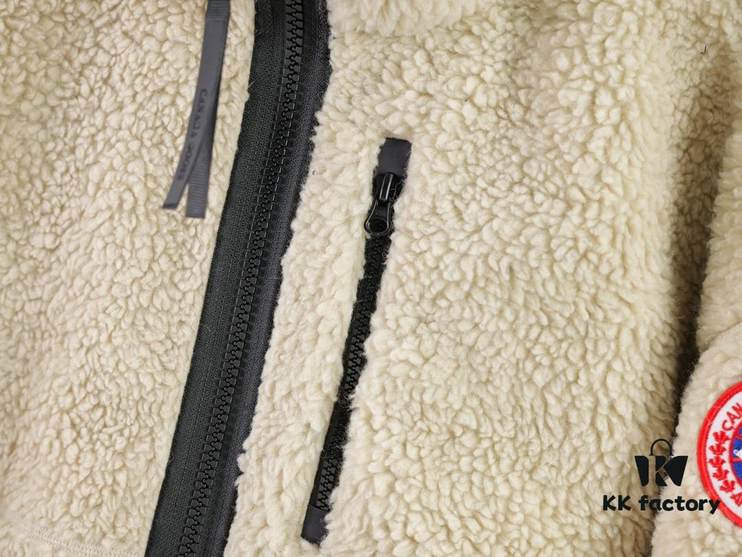 Canada Goose Simcoe Shearling-Like Zip-Up Jacket