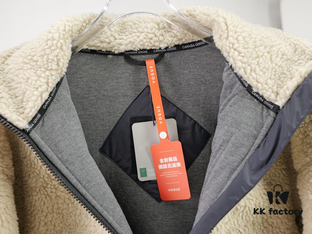 Canada Goose Simcoe Shearling-Like Zip-Up Jacket