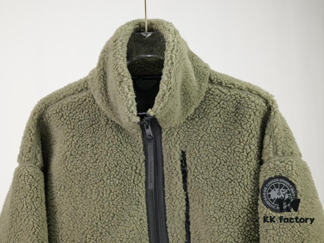 Canada Goose Simcoe Shearling-Like Zip-Up Jacket