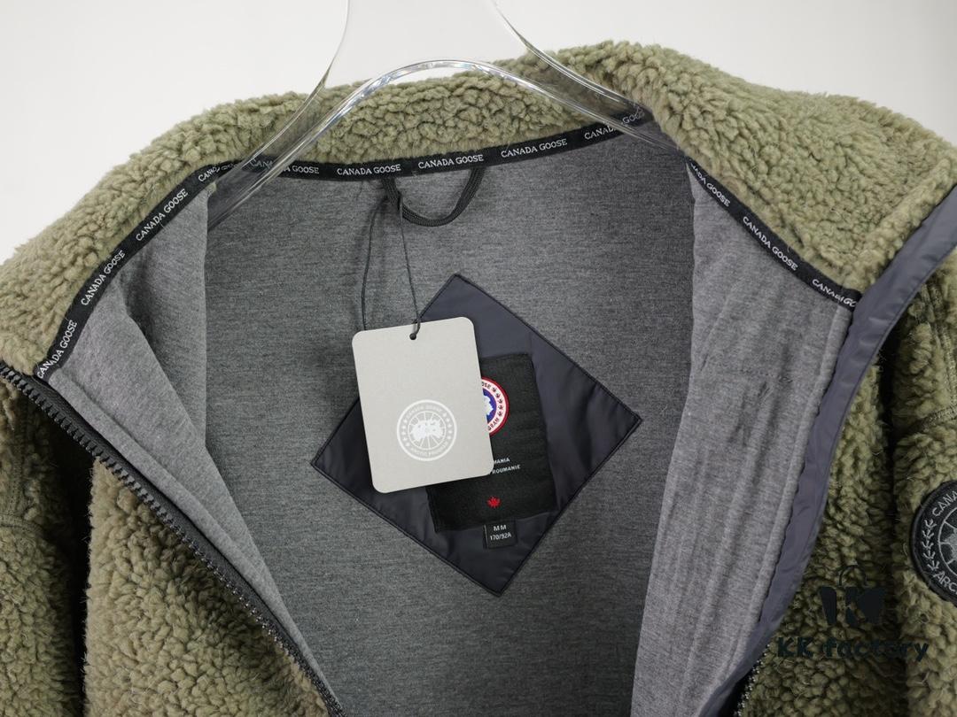 Canada Goose Simcoe Shearling-Like Zip-Up Jacket