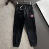 Canada Goose 2024 Autumn/Winter New Casual Elastic Waist Pants, Fleece-Lined and Thickened, High Breathability, Premium Custom Fabric, Soft and Comfortable, Refined Tailoring for a Stylish Look