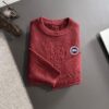 Canada Goose 2024 Official Autumn-Winter New Round Neck Sweater, Bestselling Cashmere Blend Knitwear with Embroidered Logo, Direct Skin Contact Comfort, Premium Tailoring