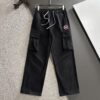 Next-Day Shipping Canada Goose 2024 Autumn/Winter New Casual Elastic Waist Pants, Fleece-Lined and Thickened, Premium Custom Fabric, Breathable and Comfortable, Exquisite Details, Brand-Inspired Design Concept Reflecting High Quality, Soft and Smooth Touch