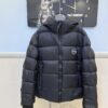 CANAND Down Jacket with Black Label, Stylish Hooded Design, 90% Goose Down Filled, Double-Layer Windproof Inner Lining, Elastic Snow Skirt, High Resilience and Warmth