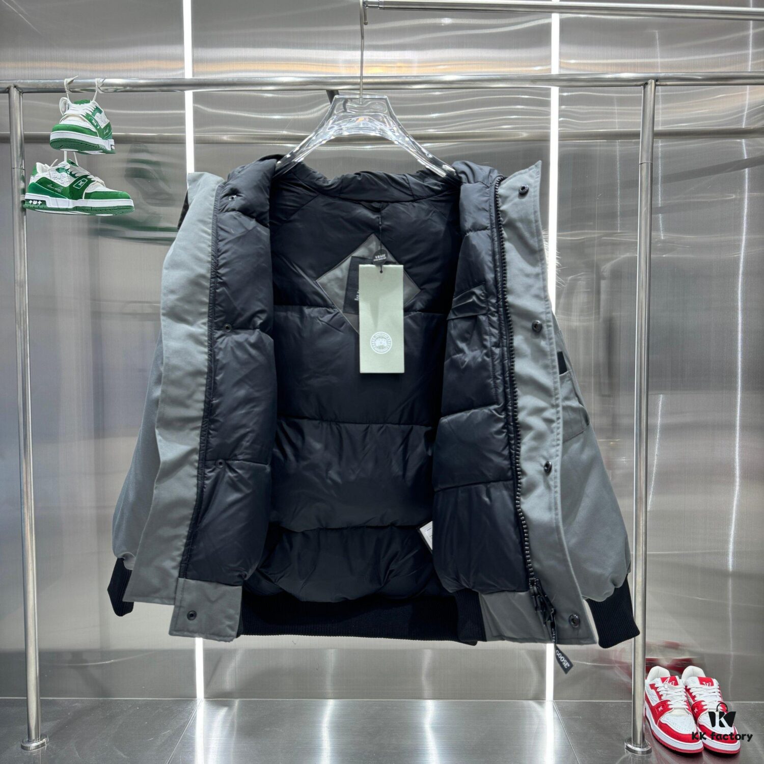 Canadagoose Chilliwack01 Pilot Jacket Down Coat, Authentic Pattern Molded, Custom Original Materials