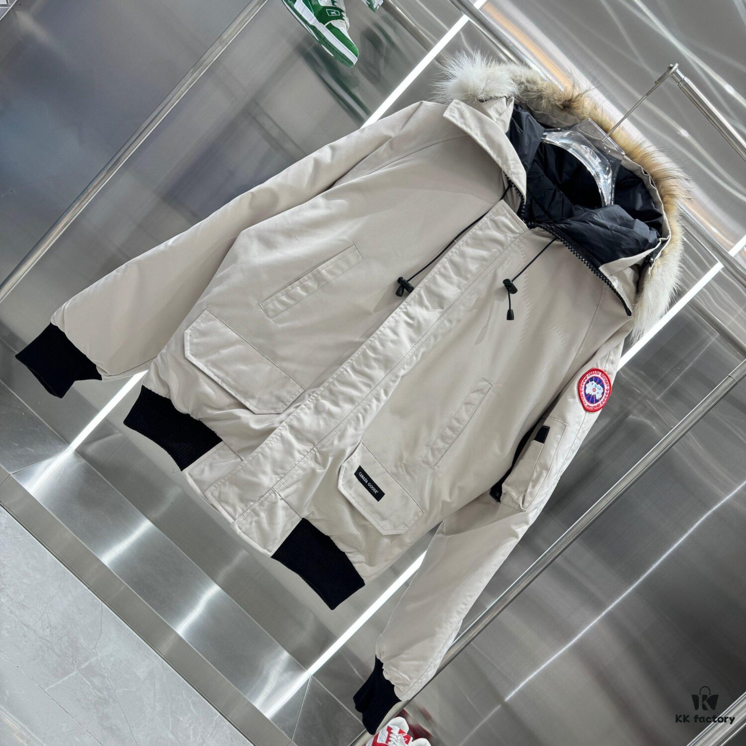 Canadagoose Chilliwack01 Pilot Jacket Down Coat, Authentic Pattern Development, Custom Original Materials