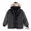 Canada Goose Expedition Parka 08 Model Graphite Gray Black Logo White Base