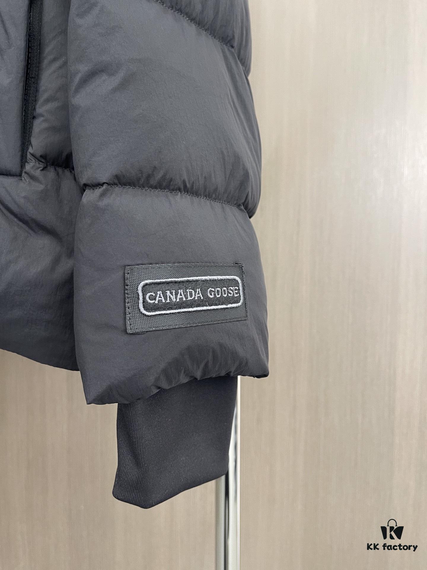 Latest Canada Goose Black Label Down Jacket, Fashionable and Warm Men's Hooded Outerwear with High-Quality Goose Down Filling, Stylish and Timeless Design, Suitable for All Body Types