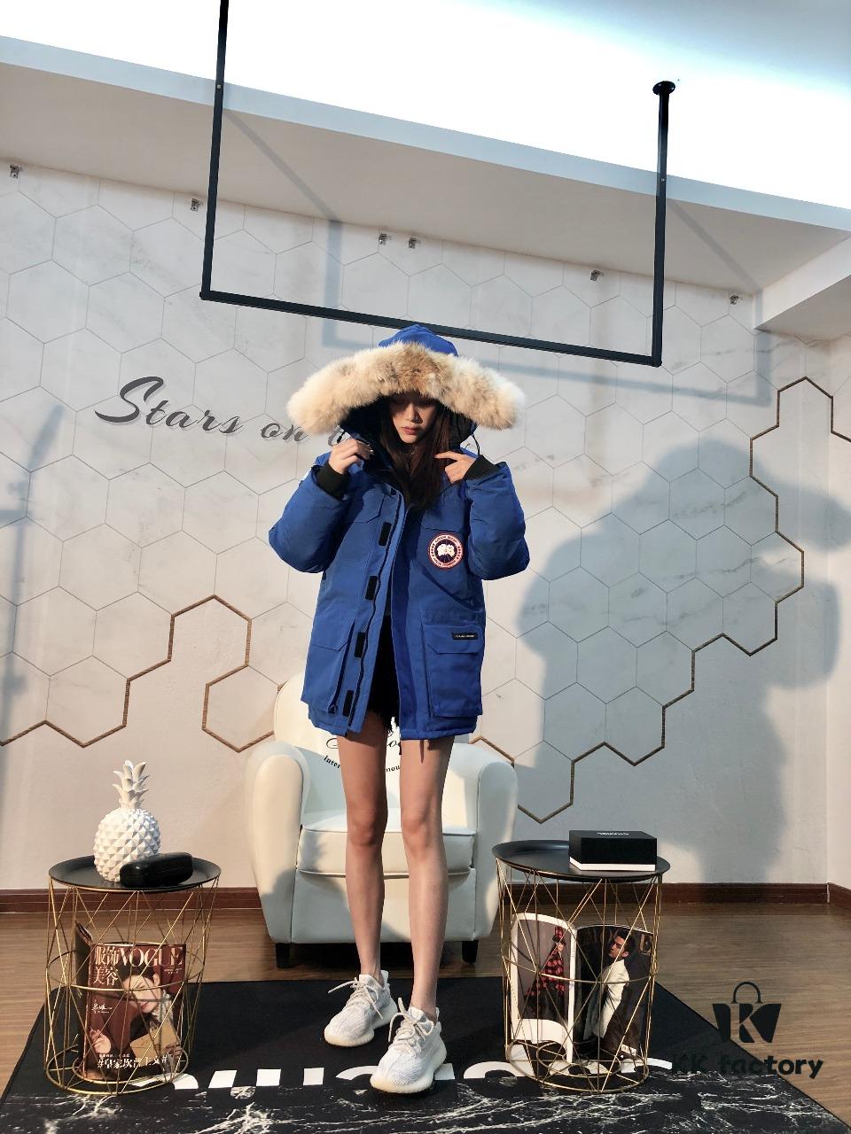 Canada Goose Expedition Parka 08 Mens and Womens Mid-Length Version - Sky Blue