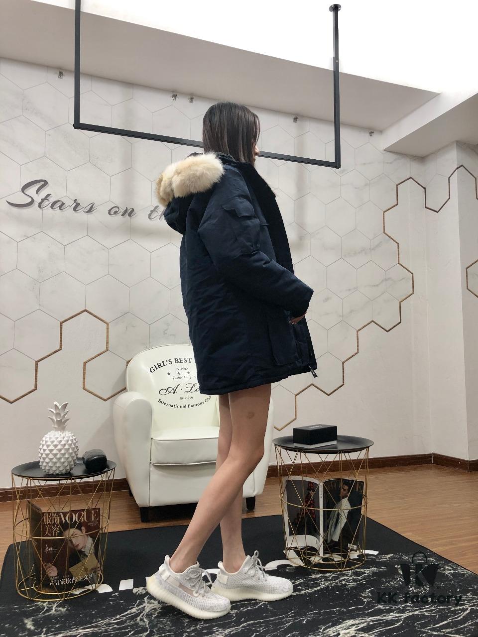 CANADA GOOSE Expedition Parka 08 Men's and Women's Mid-Length Navy Blue Version 💎 Top Tier Version