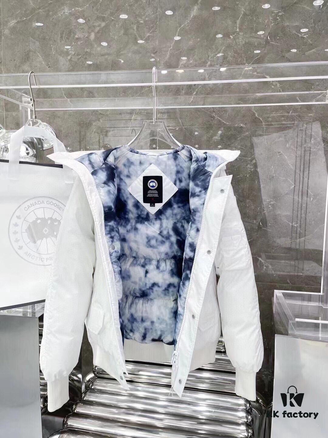 Canada Goose White Label Series Official Website Synchronized 01# - Mood Blue, Dawn Blue, White - 90% White Duck Down Fill